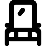 Simple Car Round 734 SVG Icon